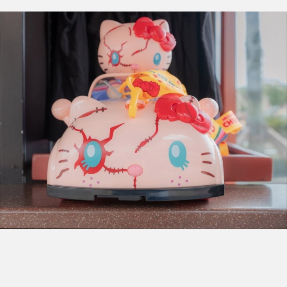 Hello kitty chucky popcorn bucket